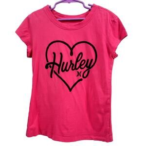 Hurley Girl's Tee Pink Size‎ M